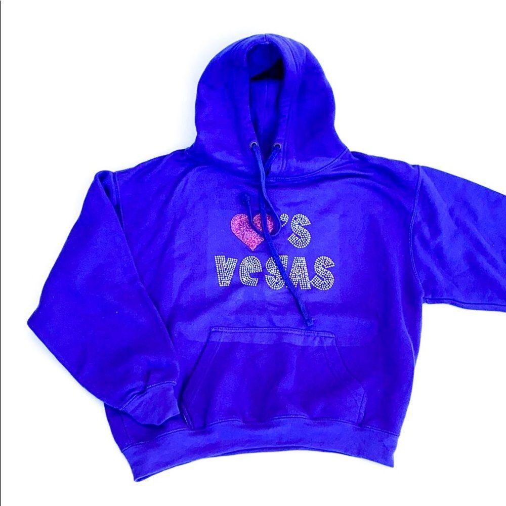 Exist Miami Love Las Vegas purple Hoodie Sweater